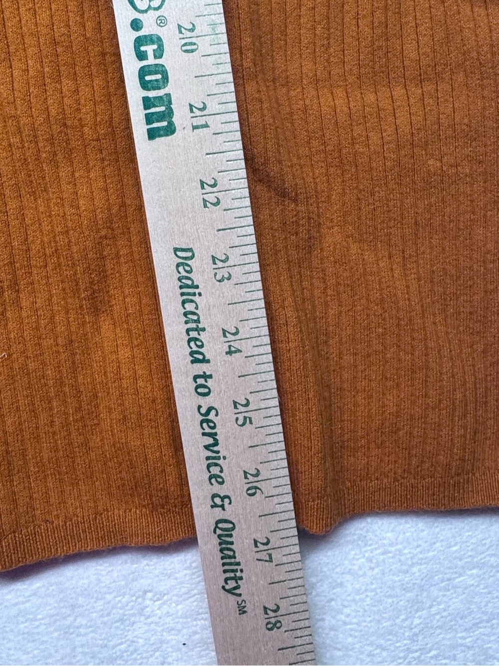 Ava & Viv Dark Orange V-Neck Pullover with Pink Trim NWOT - Picture 2 of 5